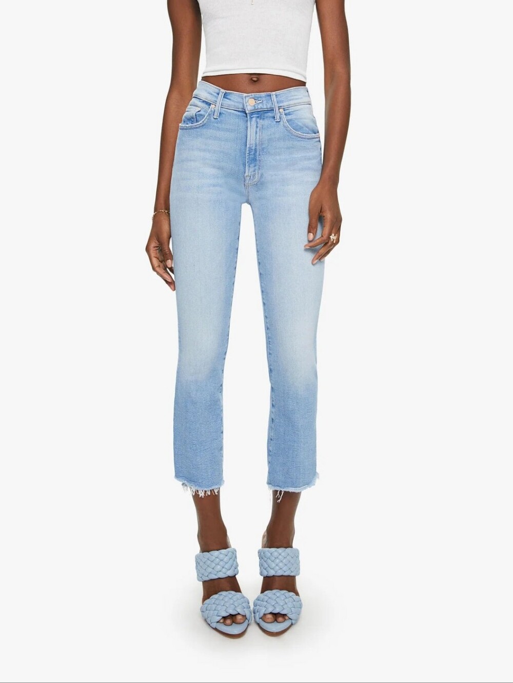 Mother Insider Crop Step Fray In Limited Edition 33